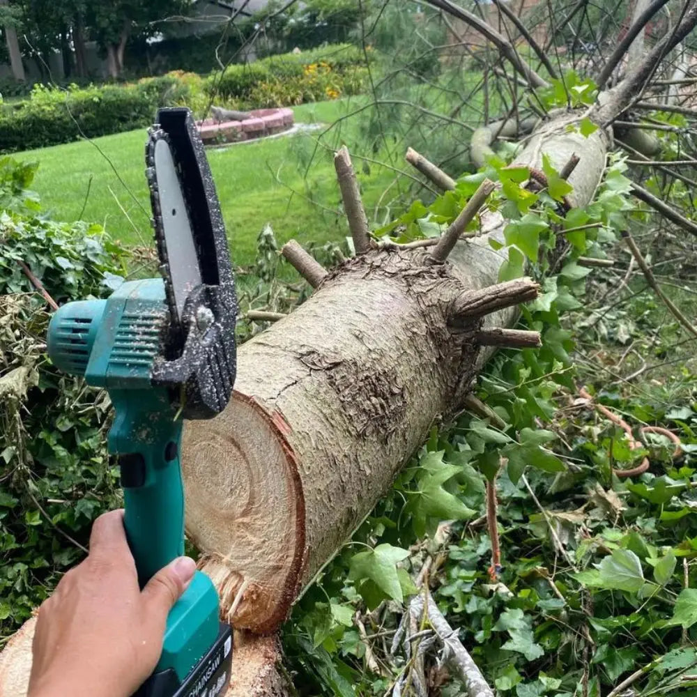 Cordless Electric Chainsaw (2 FREE Batteries)